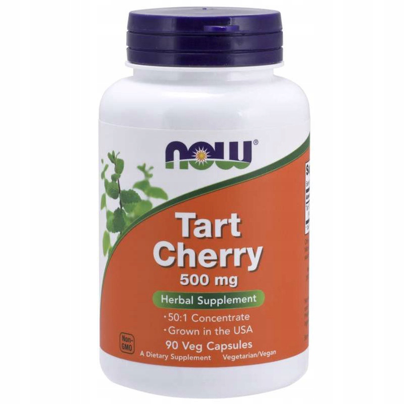 Now Tart Cherry 500g 90vegcaps Antyoksydant Serce