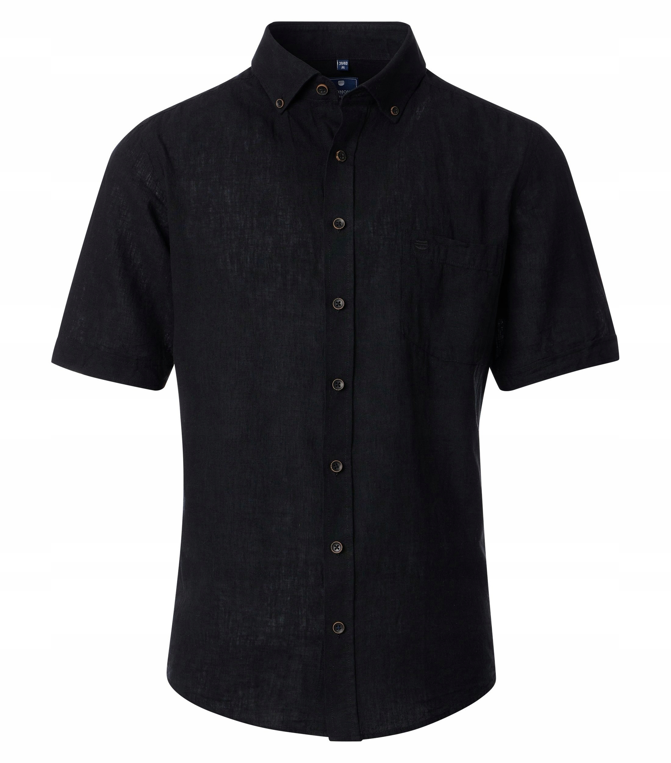 Redmond Velké Velikosti Košile Casual Léto Krátký Lněný Rukáv 3XL 154 cm