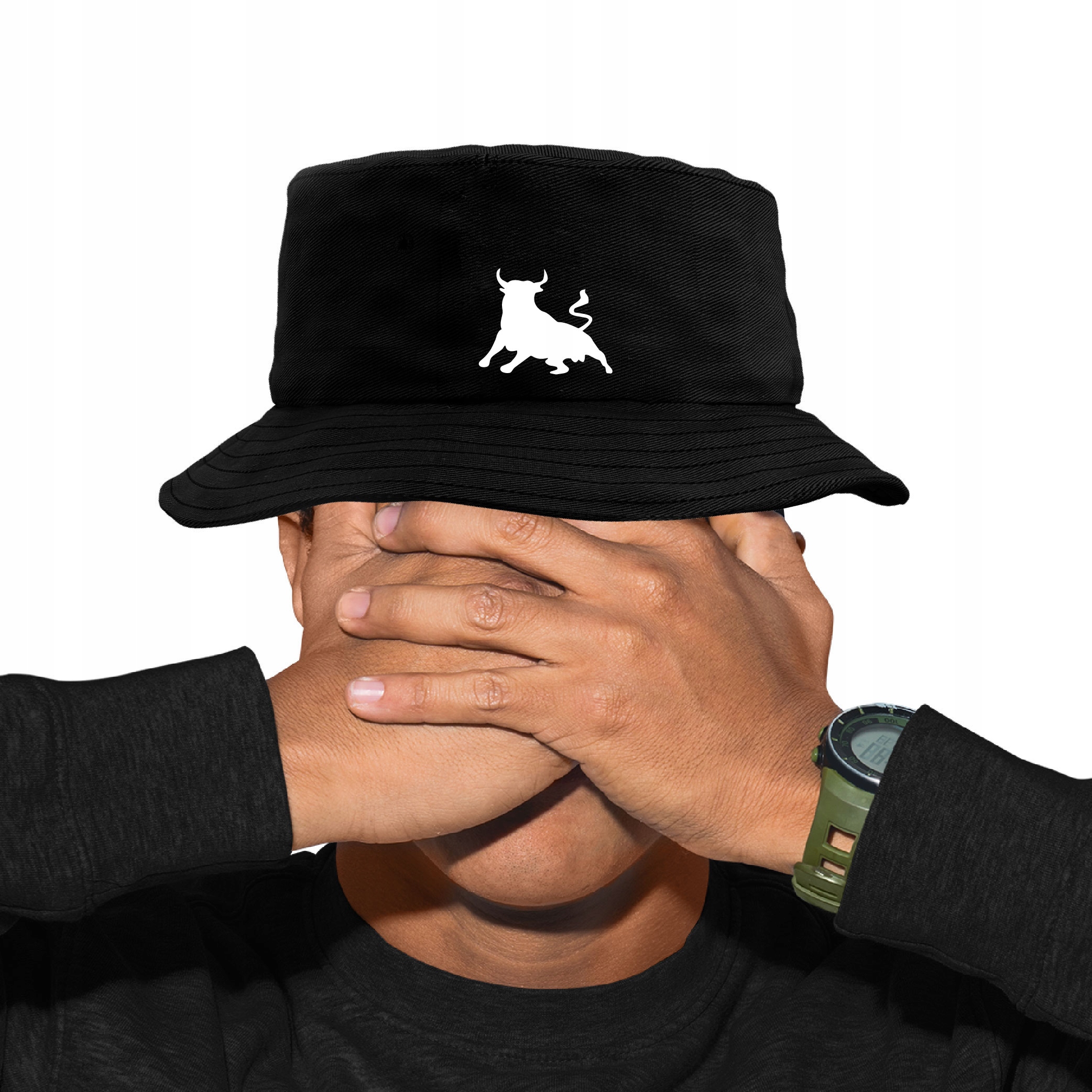 

Bucket Hat Czapka Rybacka Z Grafiką Byk Bull Wzór