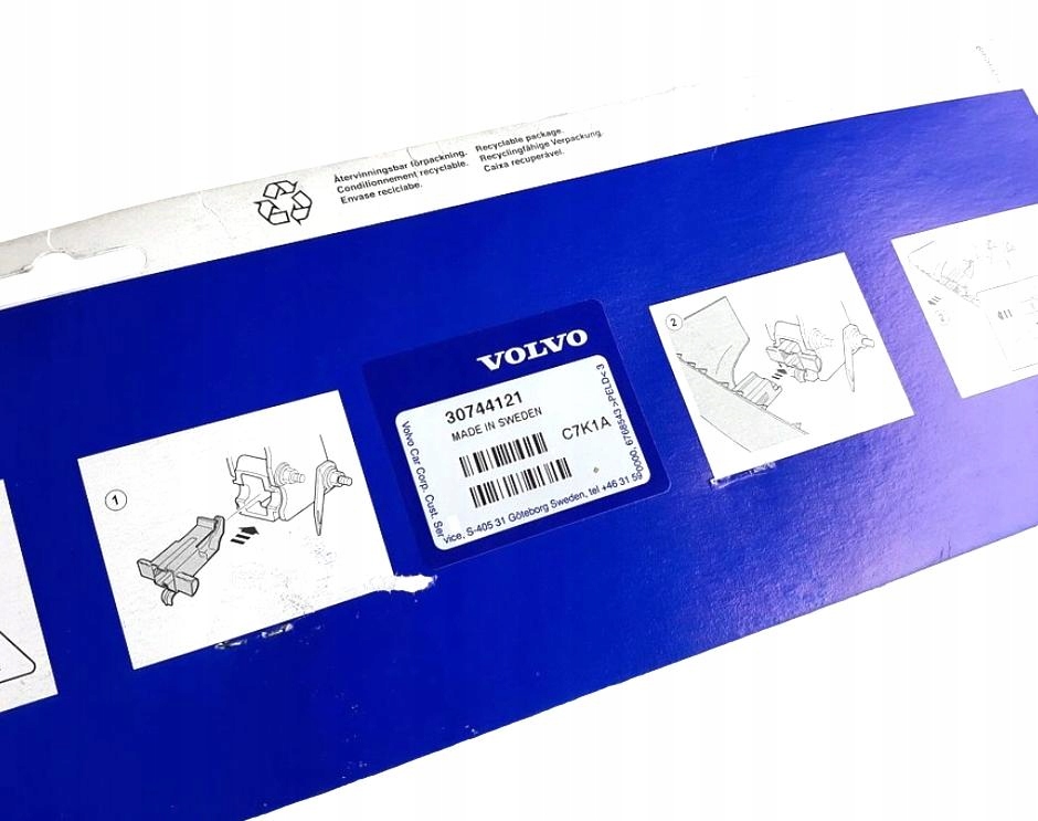 VOLVO XC90 I zaslepka hak holowniczy odpinany OE 30744121 Producent Volvo OE