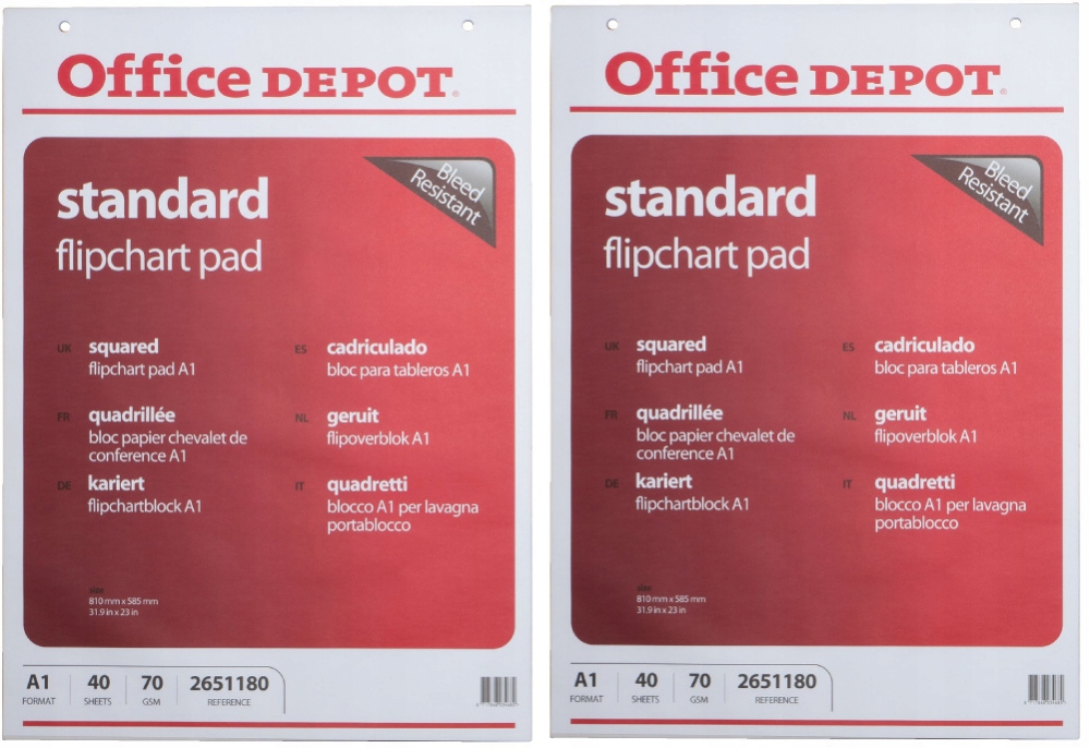Blok do flipchartów Office Depot A1 59.4-84.1cm x2