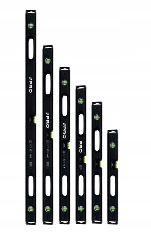 

Zestaw poziomic Pro PRO900 80-200cm 6szt. waga