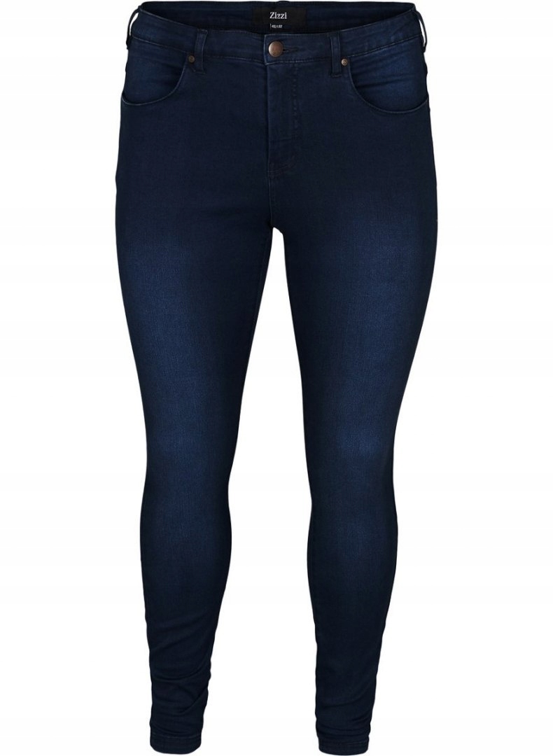 Kalhoty Zizzi Modré Džíny Úzké Nohavice N82 305L 42