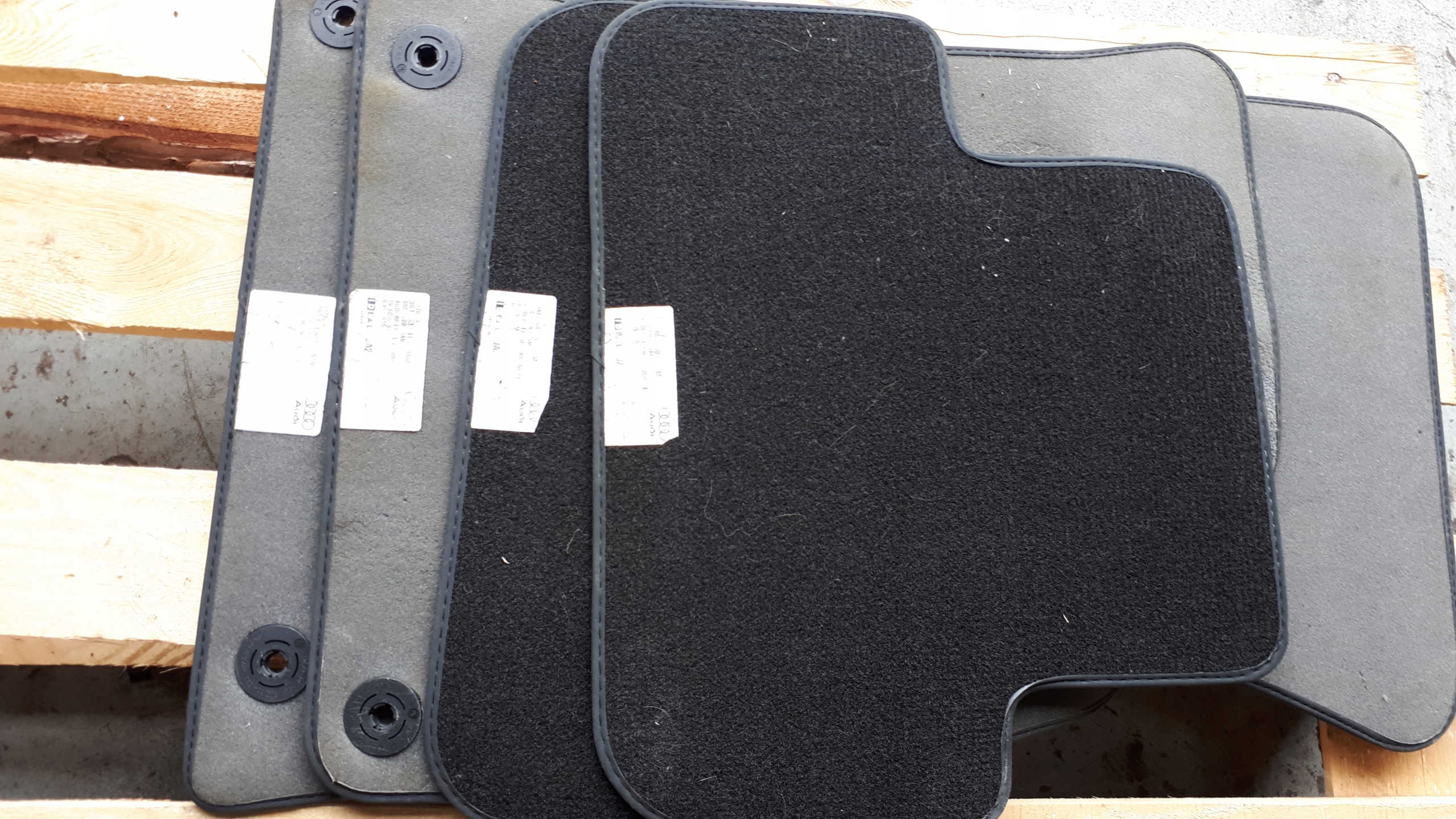 S4 B8 A4 car carpet mats MATERIALOWE front rear part 4X