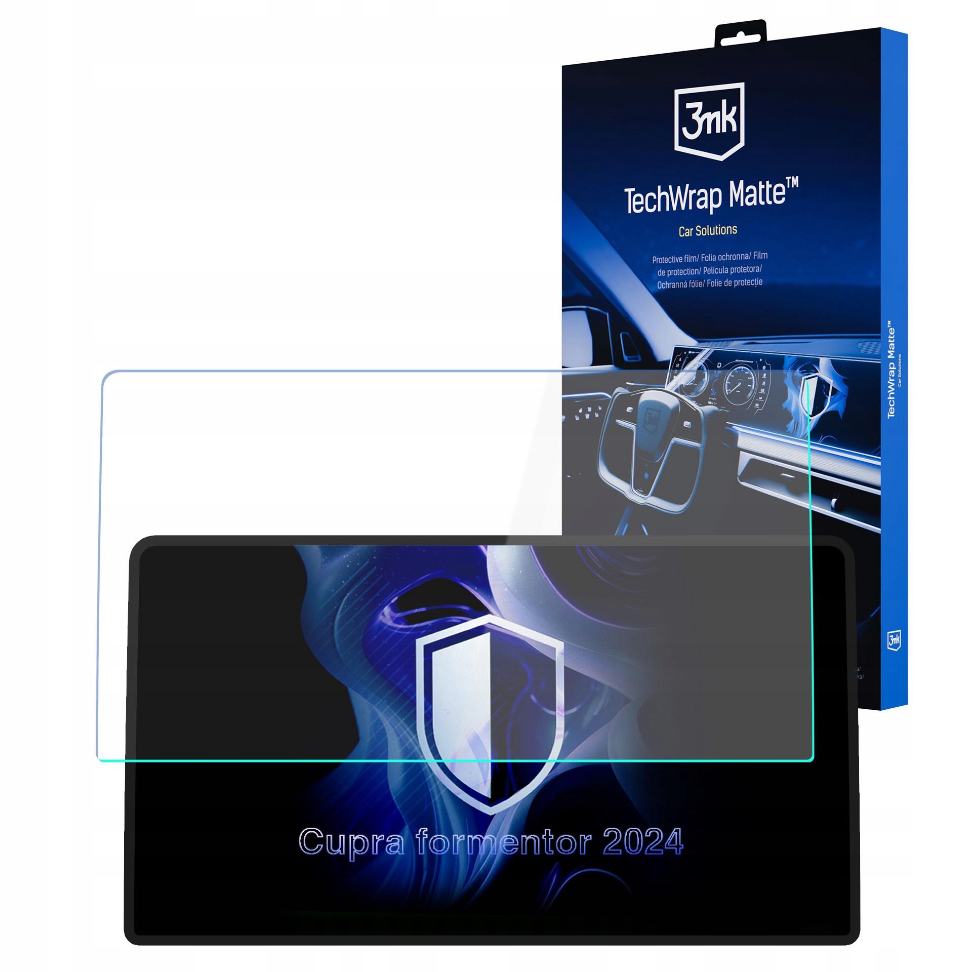 Folia matowa na ekran nawigacji do Cupra Formentor 2024- 3mk TechWrap