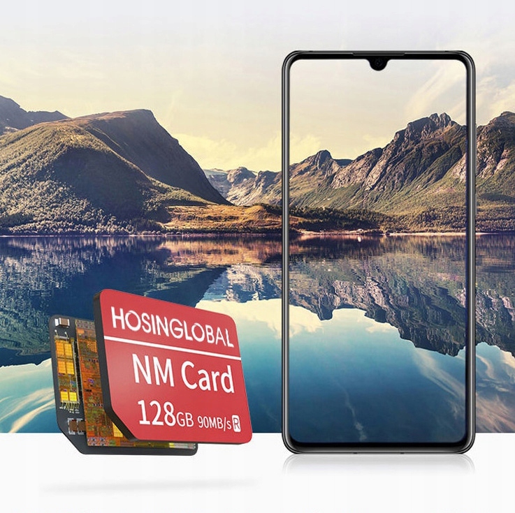 Karta microSD HOSINGLOBAL nCARD NM 128 GB dla Huawei 90Mb/s Format karty microSD