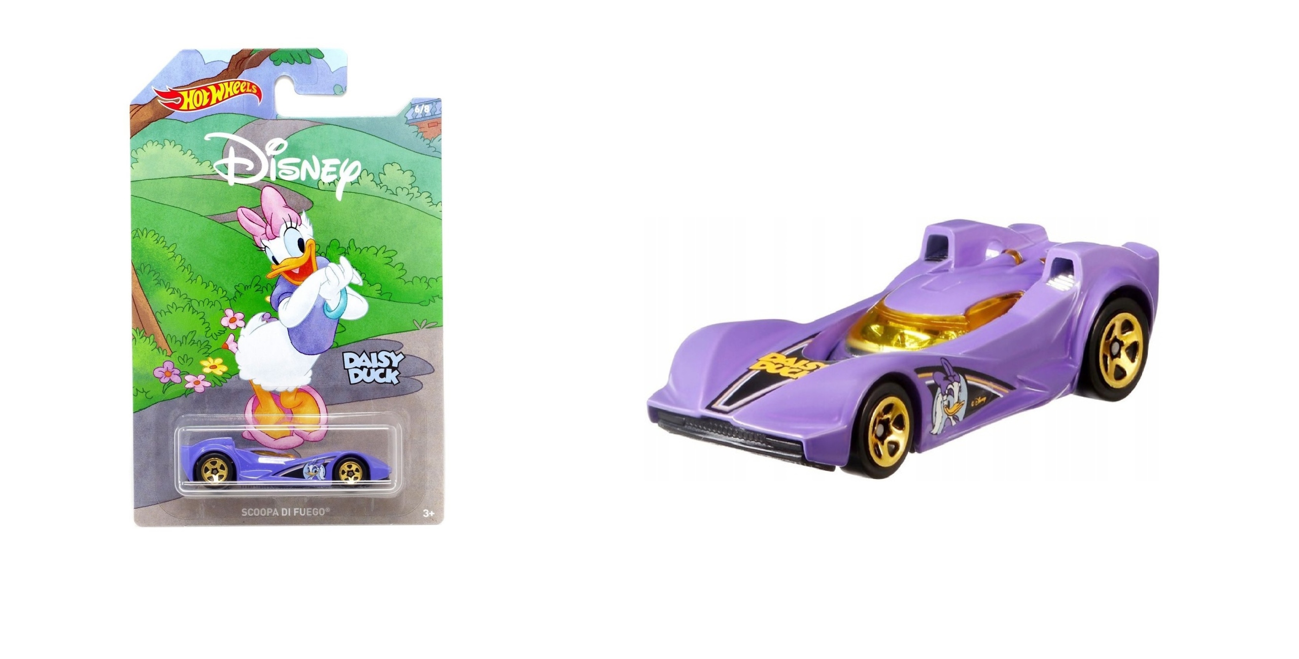 

Hot Wheels Bohaterowie Disney Auto Daisy GDM57