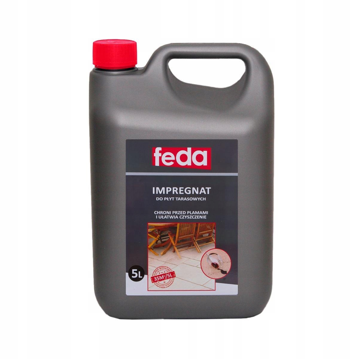 Impregnat do płyt tarasowych 5 l Feda