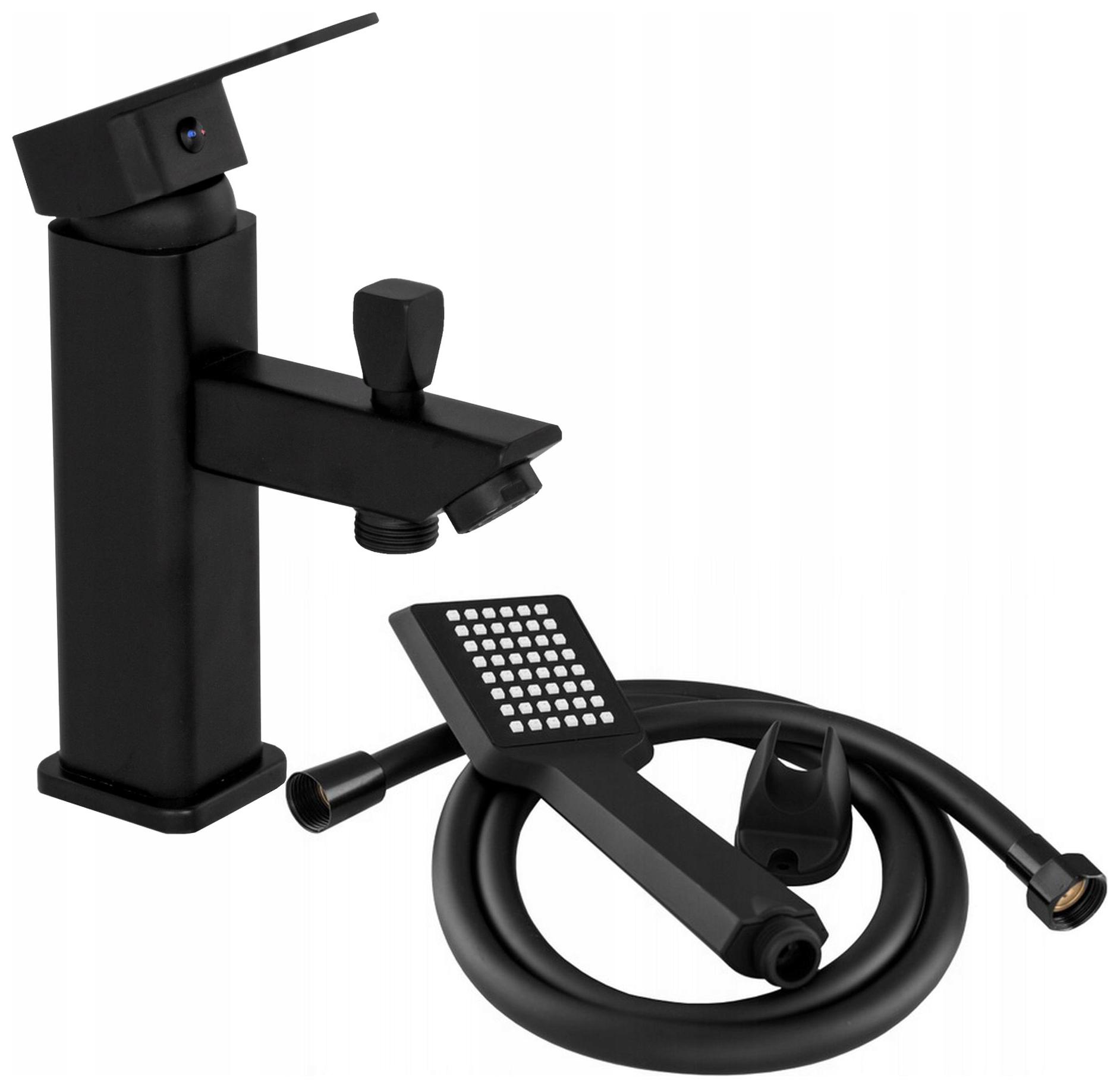 Vaňová Batéria Lima Sprchový Set Čierny