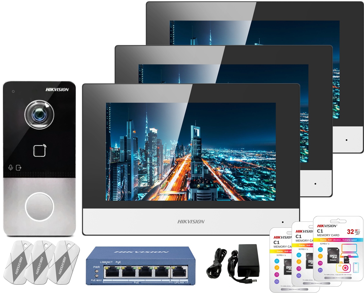 Video Domofon VideoDomofón WiFi PoE DS-KIS603-P3