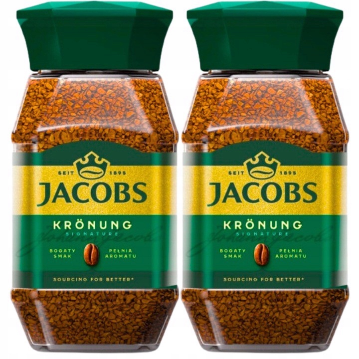 Jacobs Krönung Kawa rozpuszczalna 200 g x 2 sztuki