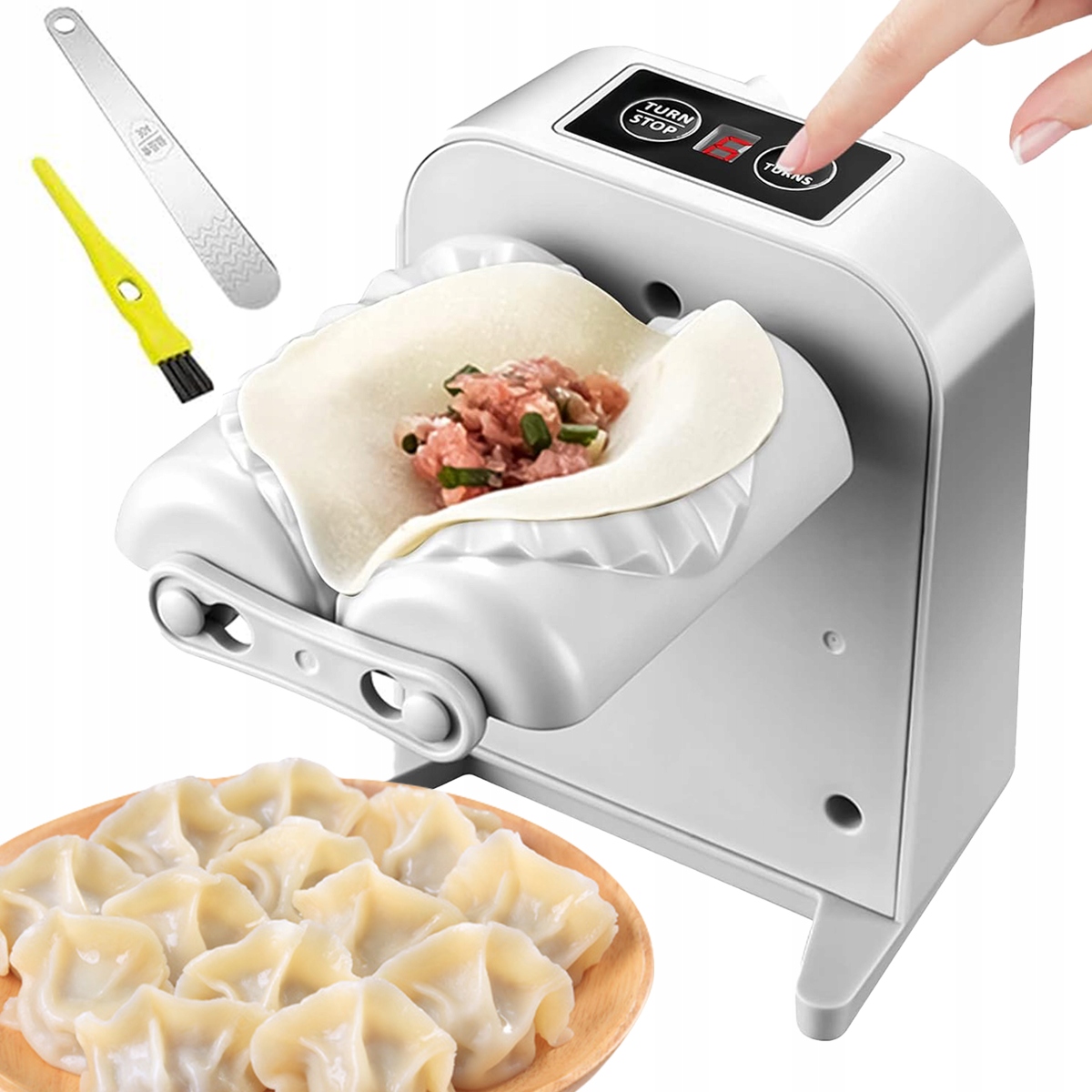 AUTOMATYCZNA ELEKTRYCZNA MASZYNKA DO ROBIENIA LEPIENIA PIEROGÓW PIEROGARKA