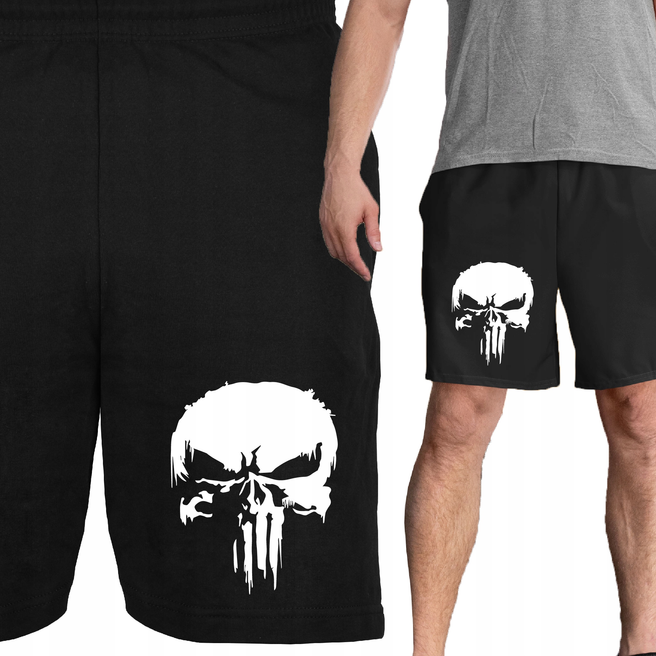 

Spodenki Krótkie Ze Znakiem Logo Punisher Trening
