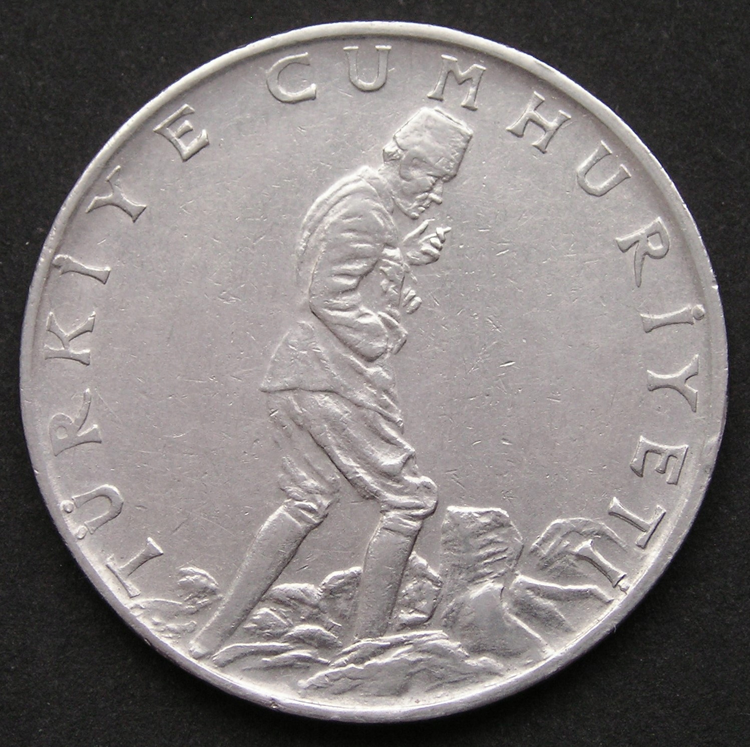 Turcja 2 1/2 lira 1973 - Ataturk - Mustafa Kemal