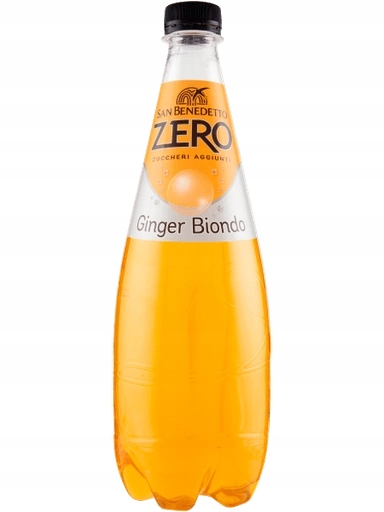 Levně 9 x Sycený nápoj Ginger Biondo Zero 750 ml San Benedetto limonáda