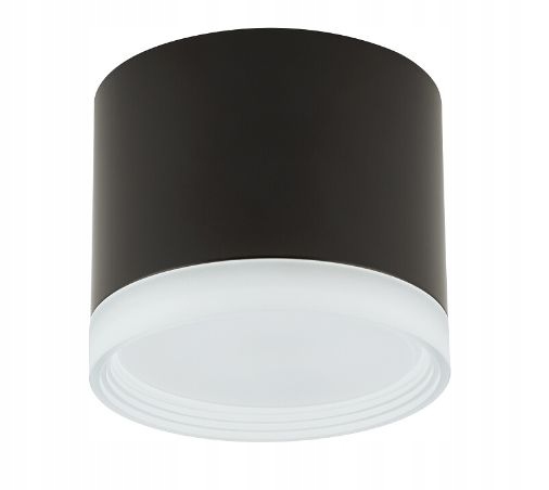 Nástěnná spotová lampa, na omítku, černá, do ložnice chodby kanceláře Silba