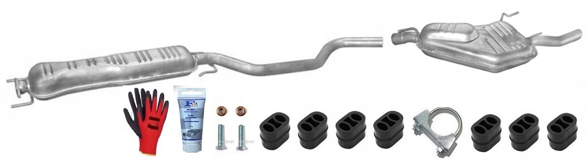 Saab 9-5 2.0 2.3 (1997-2003) Sedan sada Kombitního Tlumiču bonus