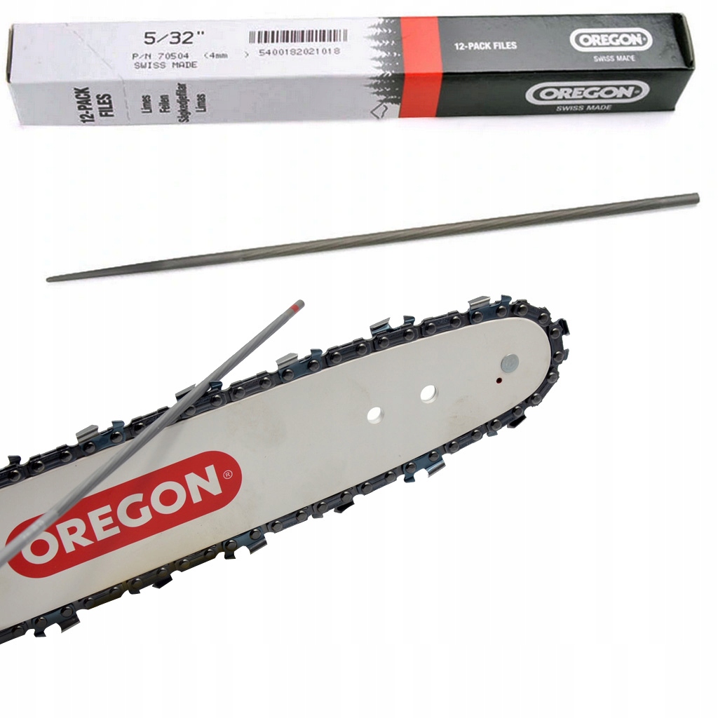 PILNIK OKRĄGŁY 4mm OREGON DO OSTRZENIA ŁAŃCUCHA