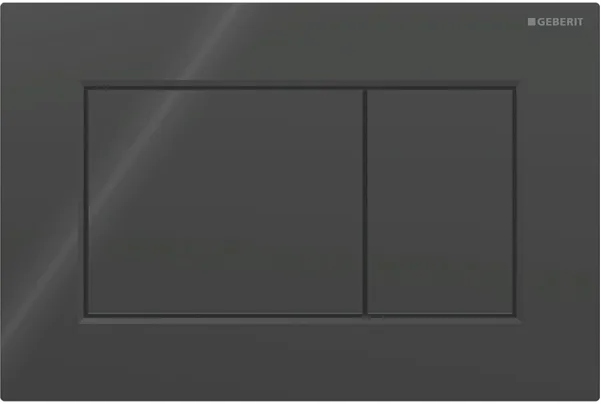 Przycisk spłukujący Geberit Sigma01 czarny połysk dwie ilości 115.660.DW.1