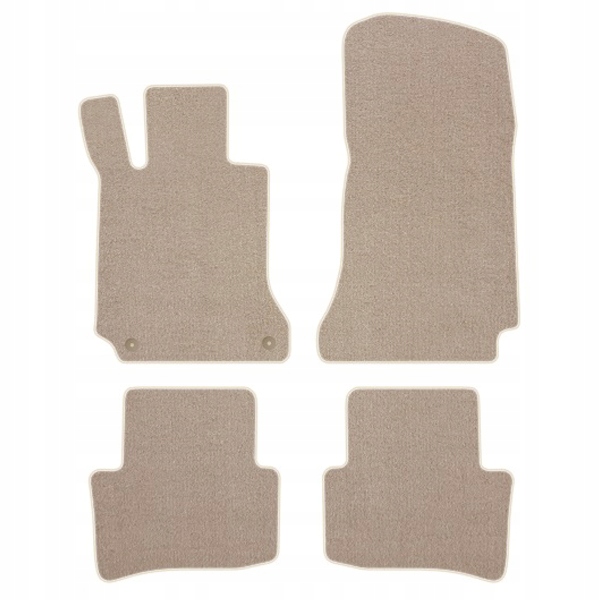 Mercedes C W204 S204 07-14 velurové koberce Comfort Béžové