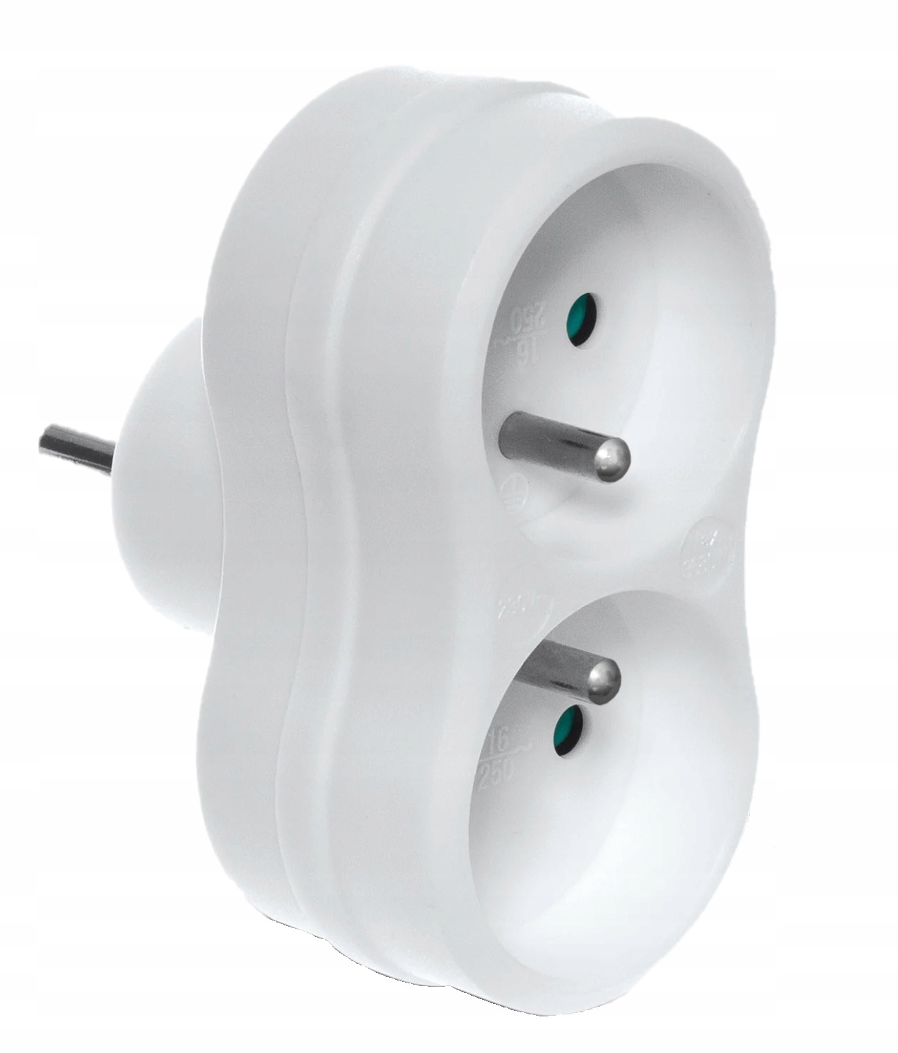 

Przejściówka Rozgałęziacz Gniazdka z Uziemieniem