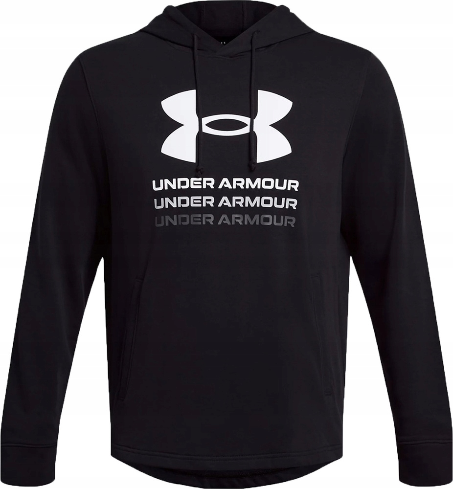 Pánská Mikina Under Armour Ua Rival Terry Graphic Hoodie Černá 13860 velikost S