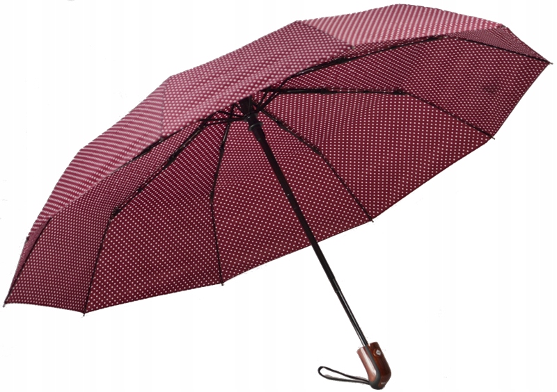 DAMSKA MĘSKA PARASOLKA PARASOL MOCNY AUTOMAT DO TOREBKI Kolor czerwony