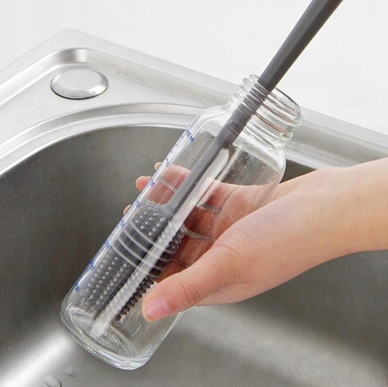 DŁUGA SZCZOTKA MYJKA DO MYCIA BUTELEK SZKLANEK Marka inna