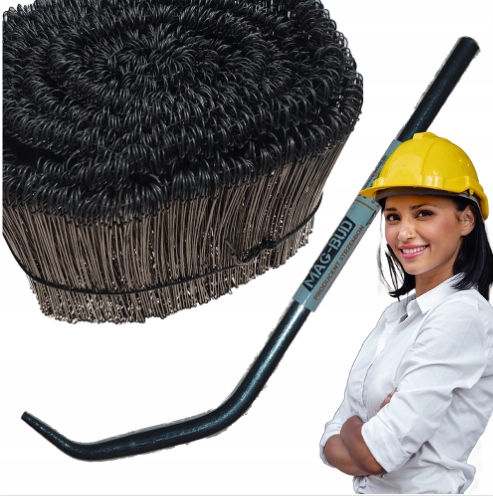 Drut wiazałkowy 16 cm 2500 szt. klucz