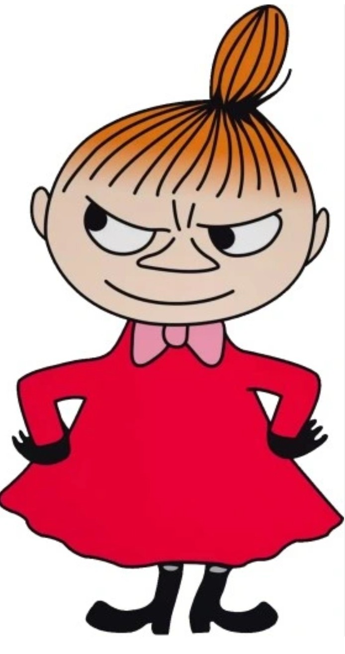 

Migotka z Muminków naklejka drukowana