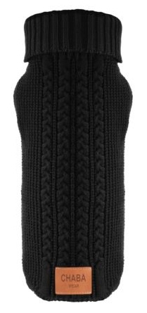 Levně Svetr Pro Psa Golf Wear Chaba Velikost M Černý, Teplé Zimní Oblečení