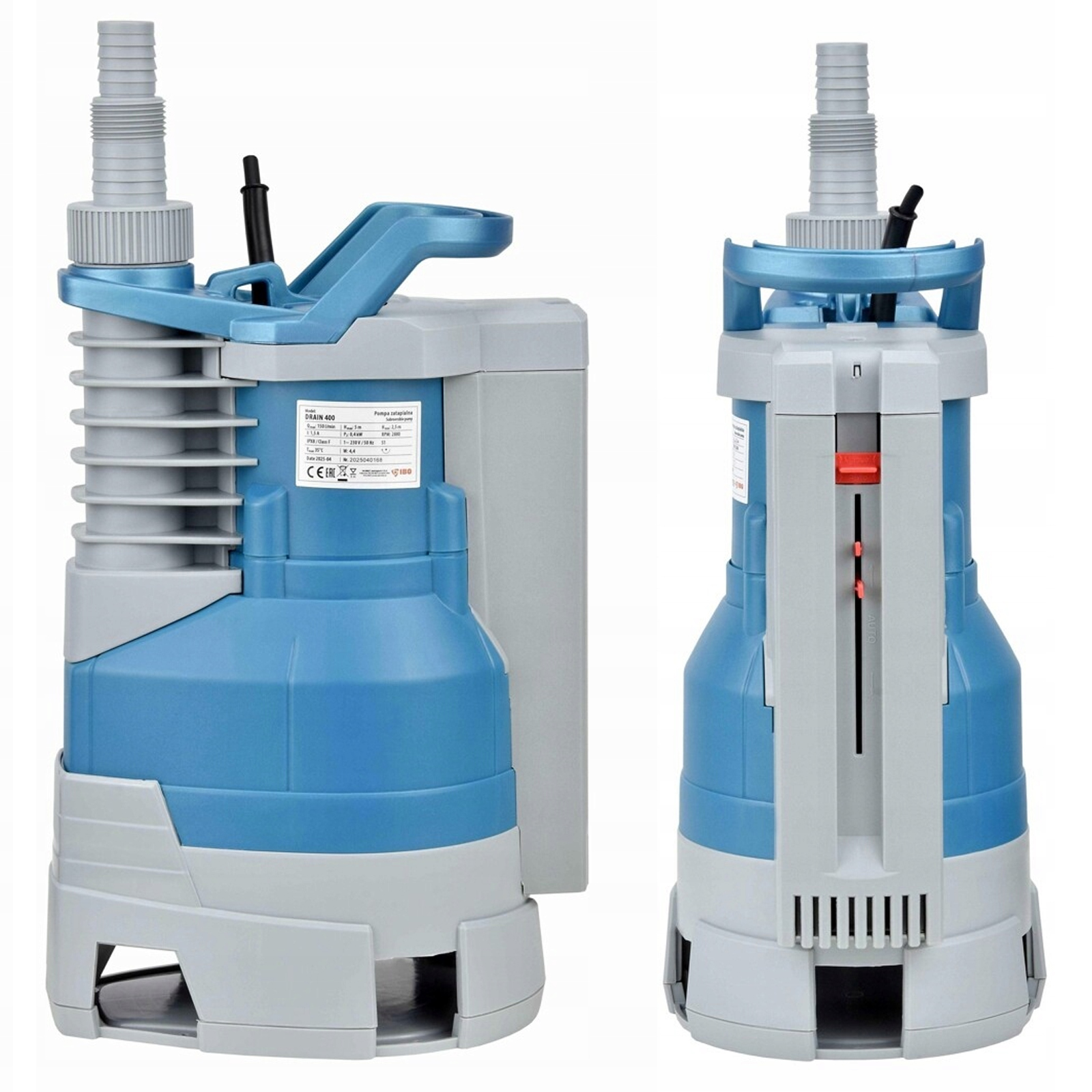 Ponorná Pumpa Na Vodu A Odpadové Vody S Vstavaným Plavákom 400W Ibo
