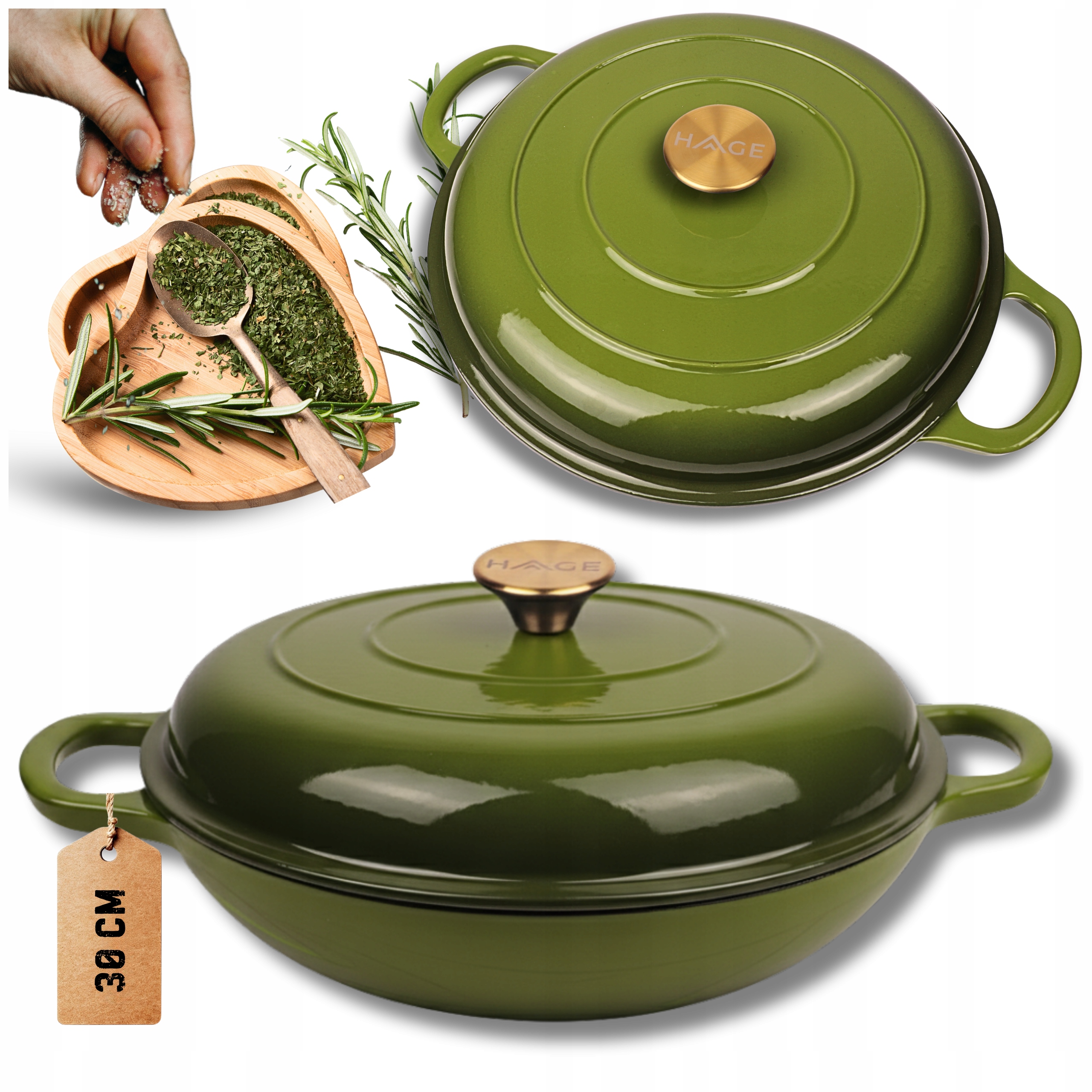 Hrnec Z Litiny, Nízká Indukce, Plyn, Trouba, Pánev Pekáč