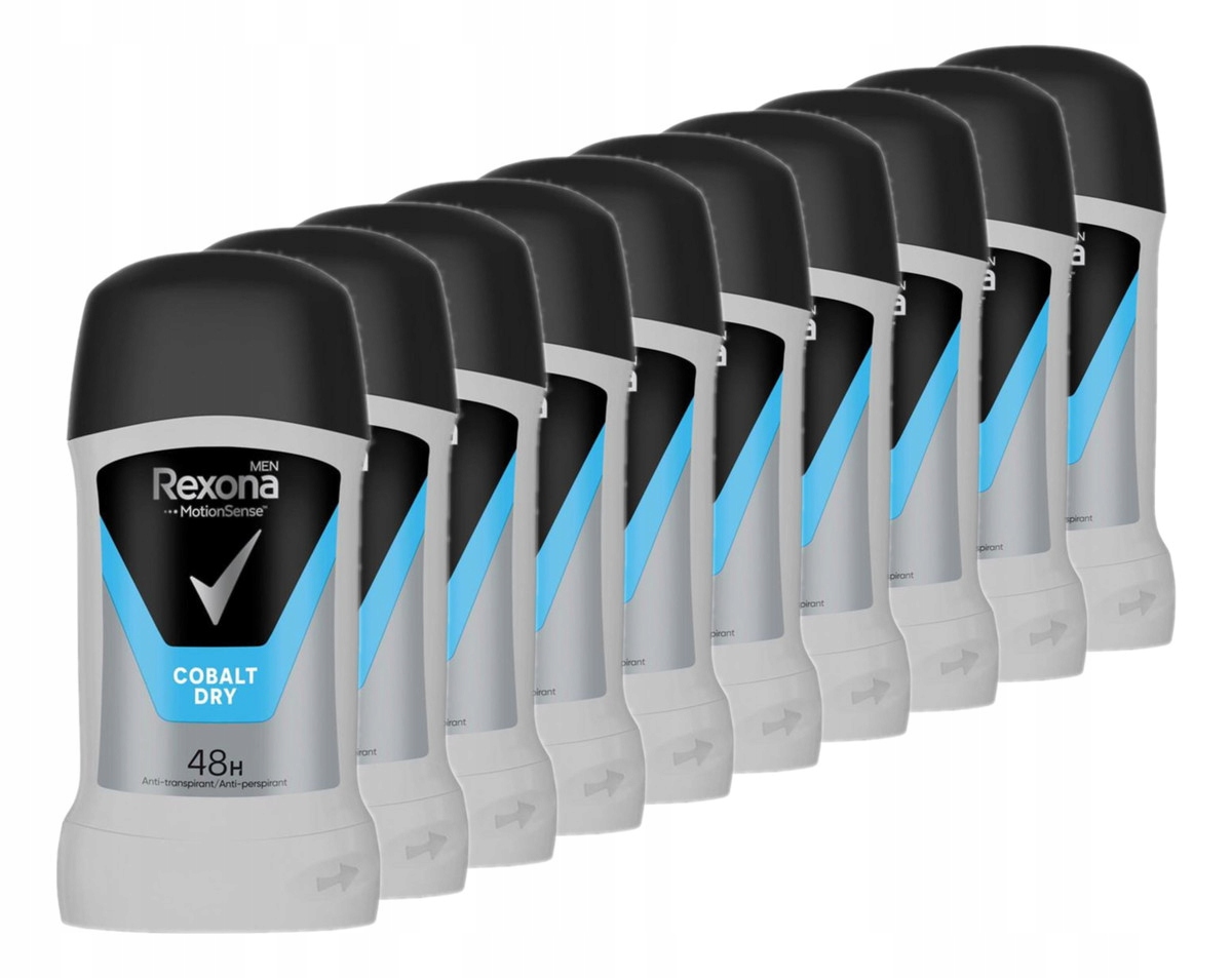 Rexona Cobalt Dry antiperspirant v tyčince pro muže 10x50 ml