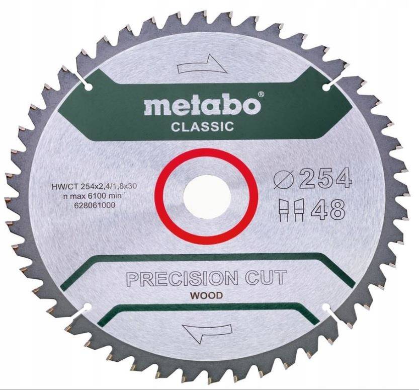 Řezací Kotouč Metabo Hw/ct 254X30, 48 Vz 5NEG 62806