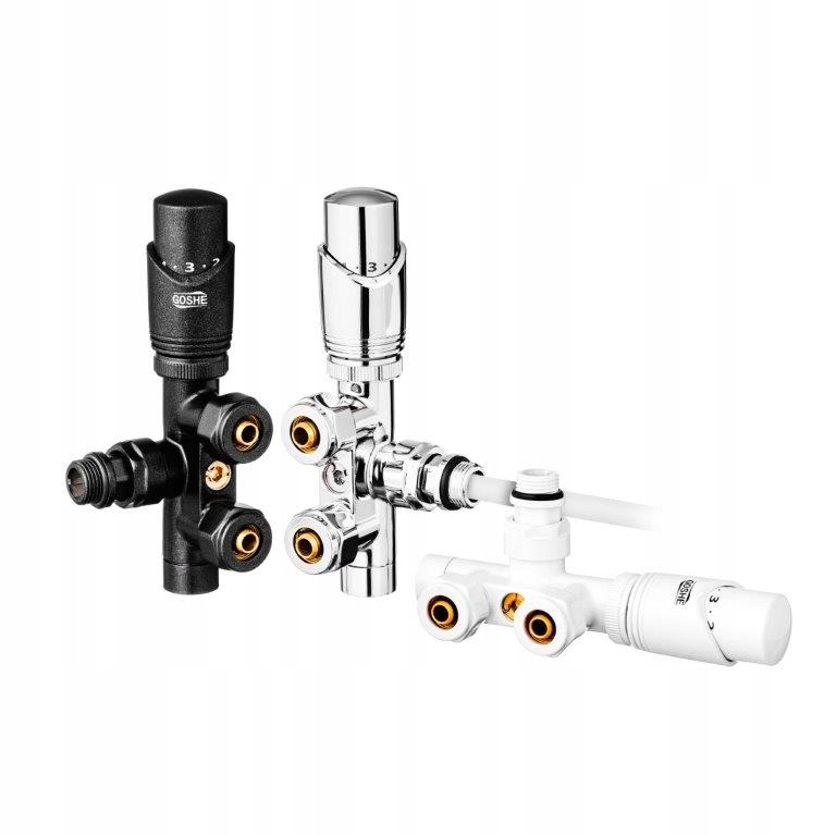 Termostatický Radiátorový Ventil Čierny, Ľavý Mat