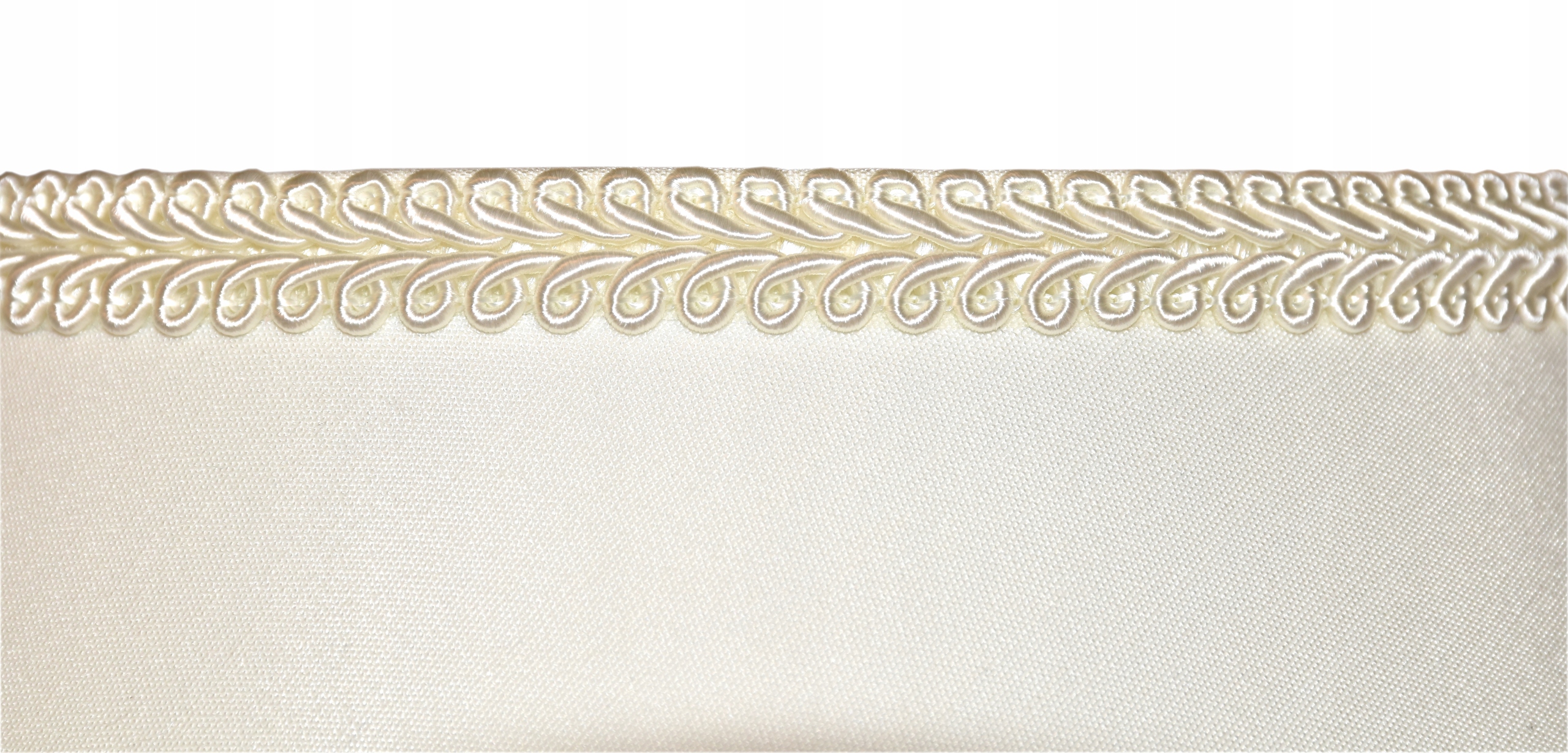 ABAŻUR KREMOWY+DEKOR 15 DO KINKIET LAMPKA ŻYRANDOL Średnica/szerokość klosza 15 cm