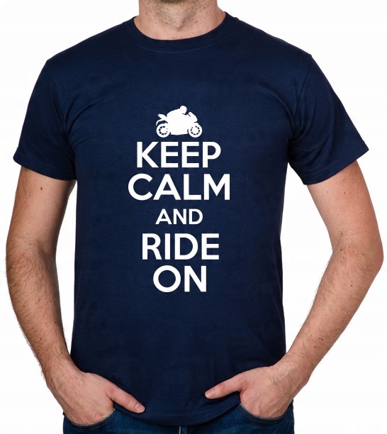 

koszulka Keep Calm And Ride On Motor prezent