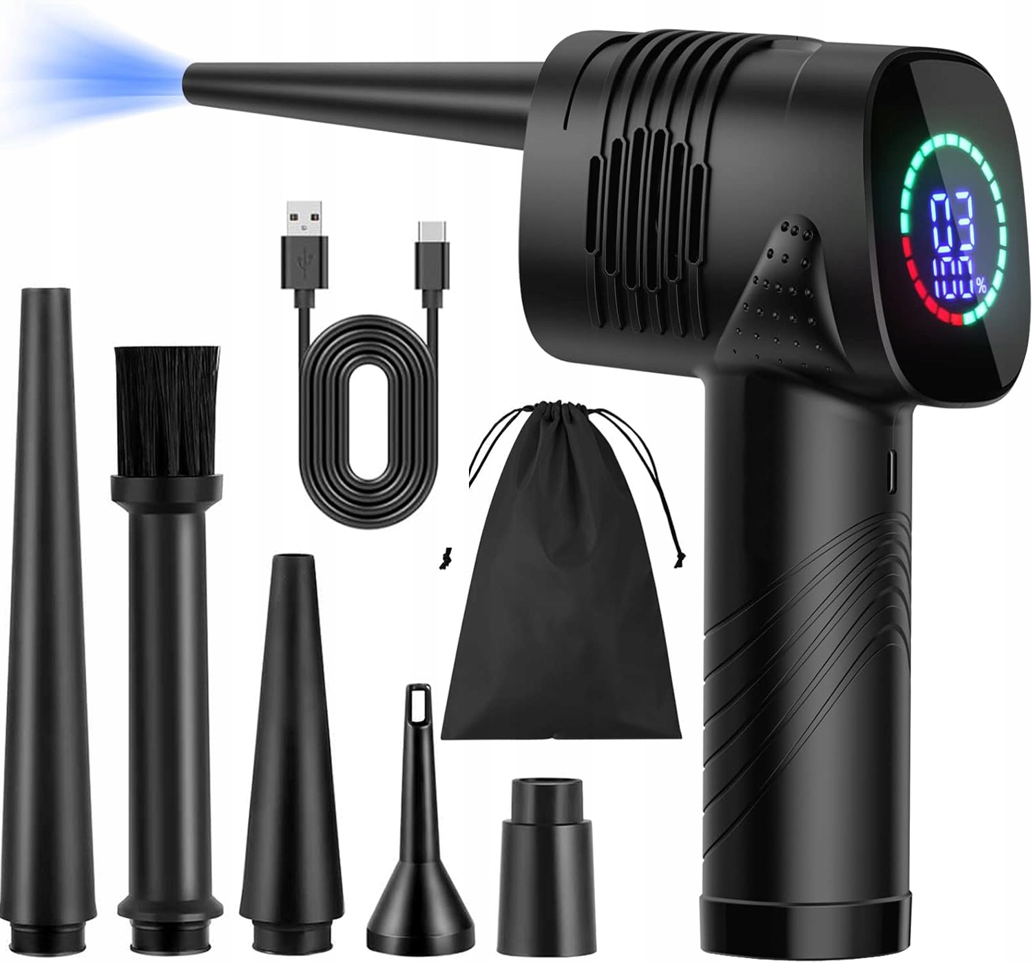 Dmuchawa elektryczna LTC 40 W bezszczotkowa z akumulatorem 6000 mAh