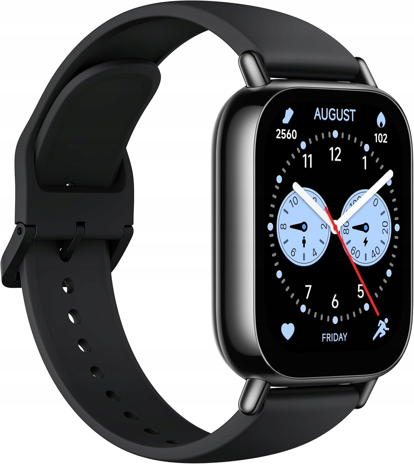 Chytré Hodinky Sportovní Amoled Gps Bluetooth Černé
