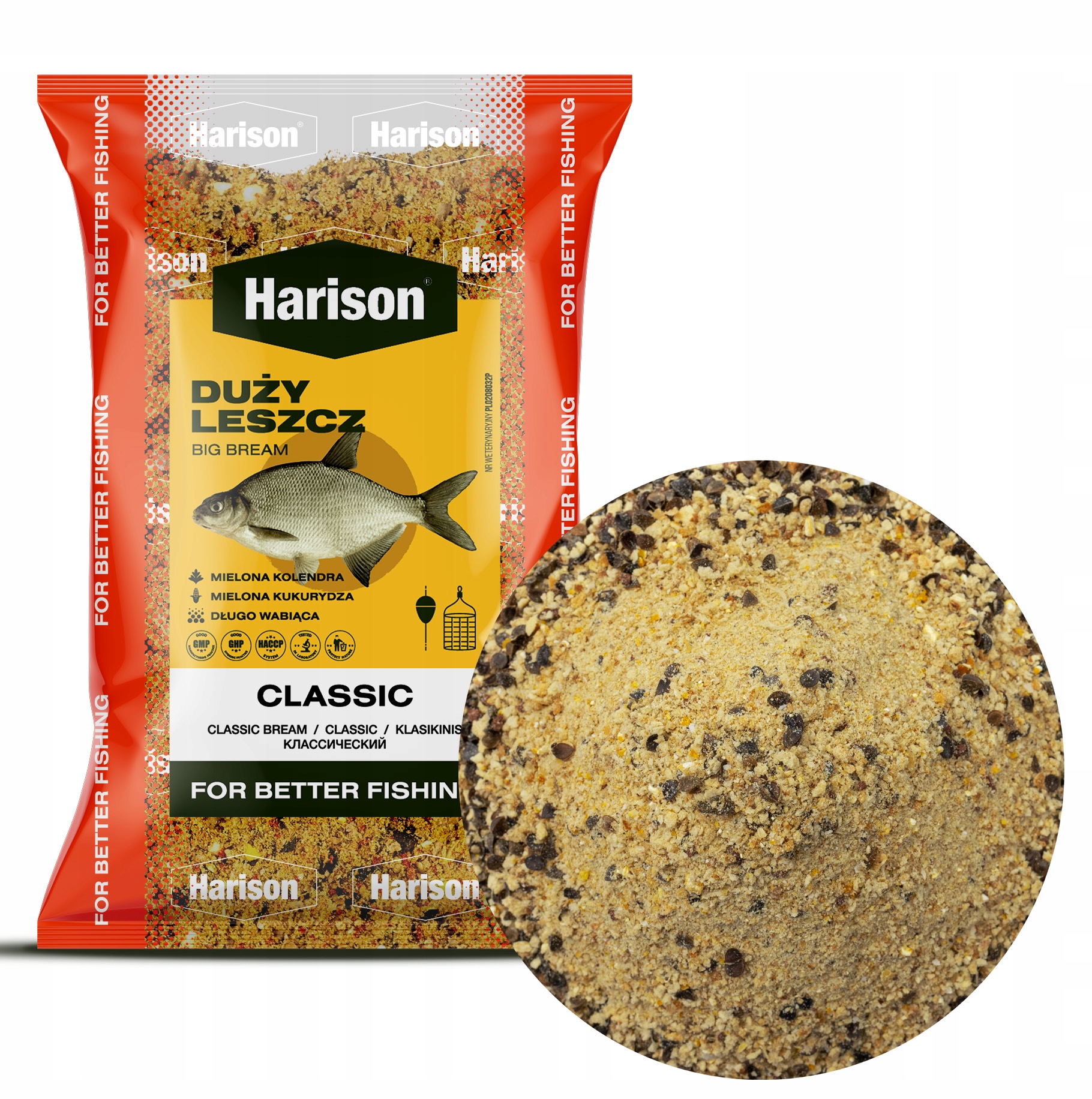 Zanęta wędkarska Harison Duży Leszcz Classic 3kg method feeder, mix, płoć
