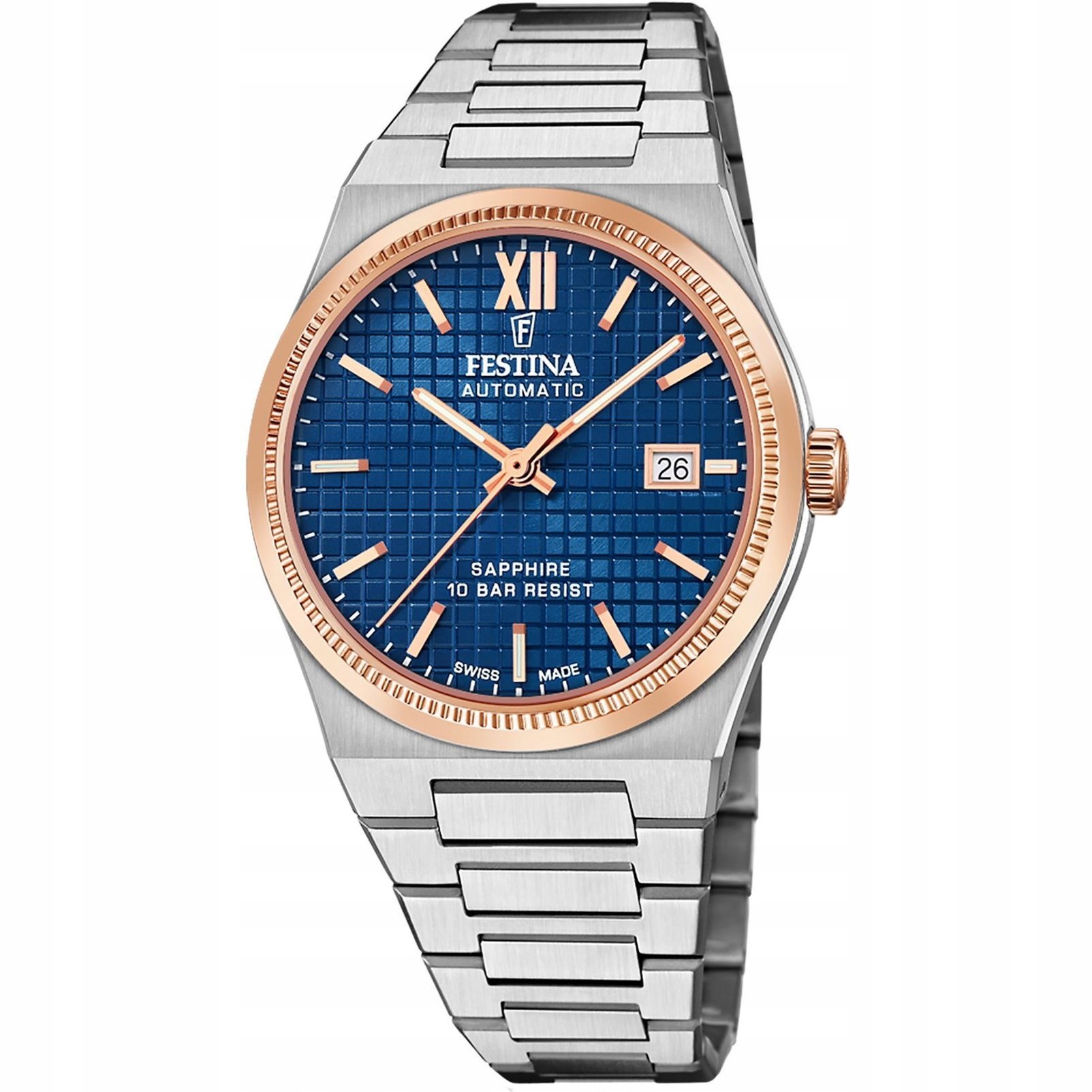 Festina Swiss Made 20030/2 Automatické hodinky s modrým ciferníkem