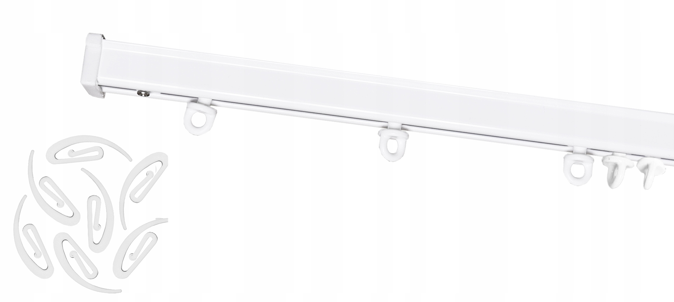 Garnýž Stropní lišta hliníková Set Wave Ps 260 cm