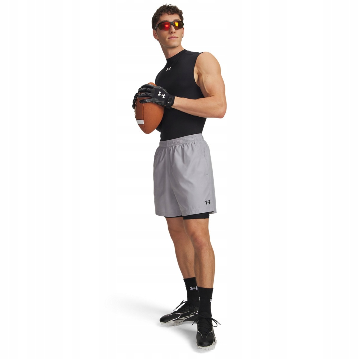 Męskie spodenki treningowe Under Armour Ua Tech Woven 7in Short Czarny M