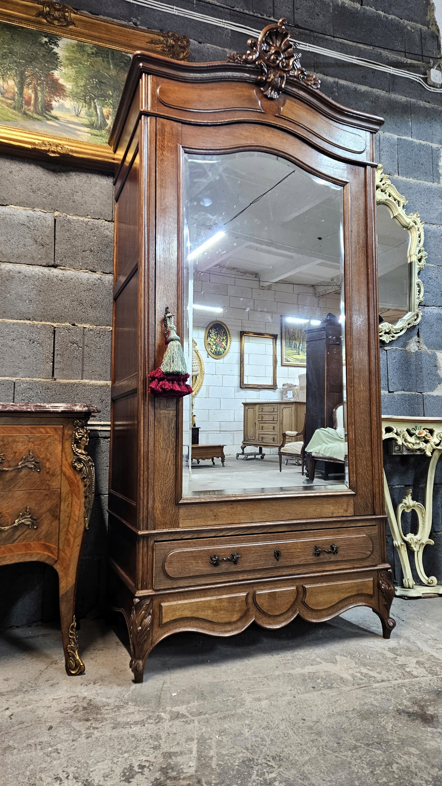 Antyk Stara Piękna Szafa Rokale ,,Górna Pólka !!! ,,