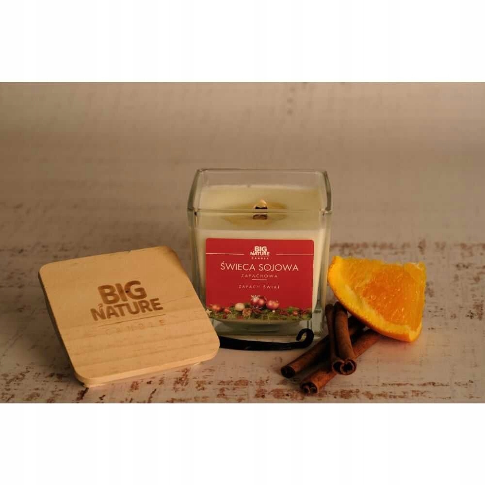 Świeca sojowa ZAPACH ŚWIĄT 205g - BIG NATURE CANDLE — 4