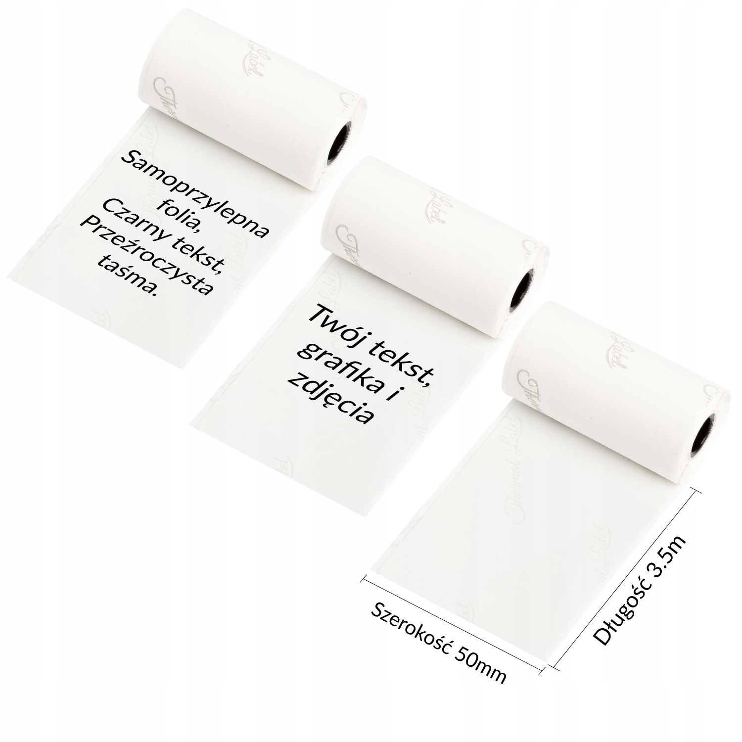 

Taśma przeźroczysta BeMark Pp 50mmx3,5m naklejki 3