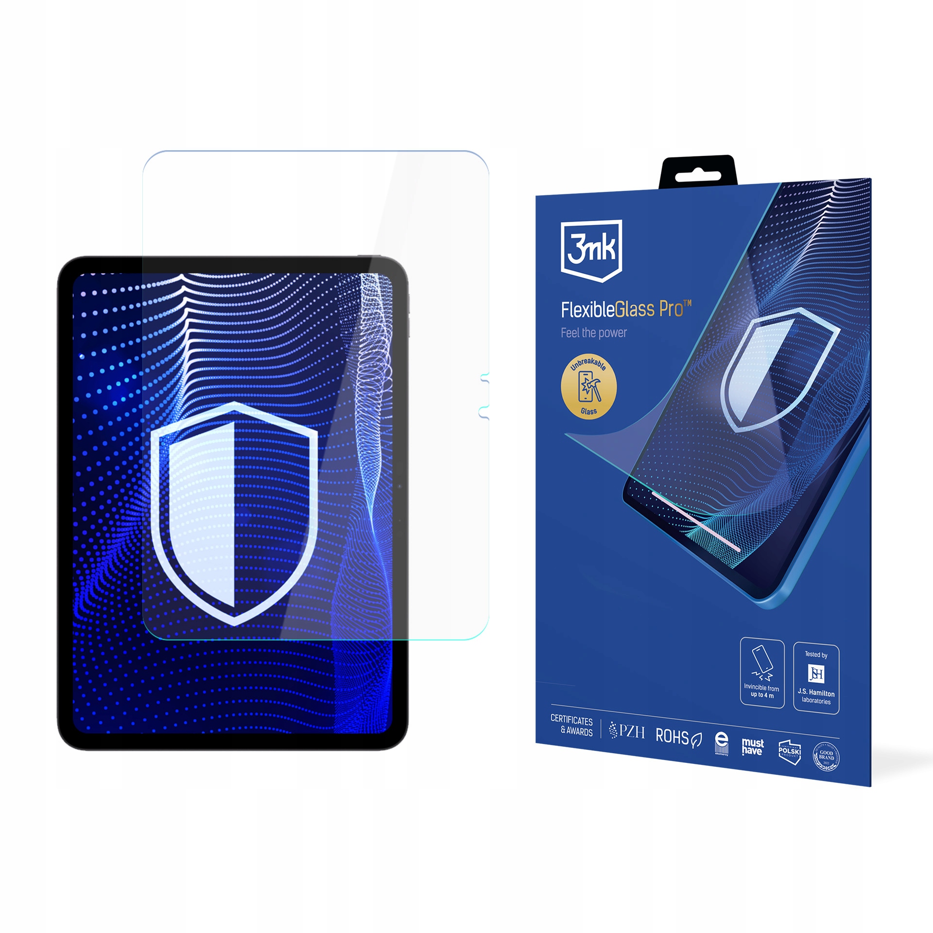 Nerozbitné sklo pro iPad Pro 11'' 5. generace (2024) – 3mk FlexibleGlass Pro