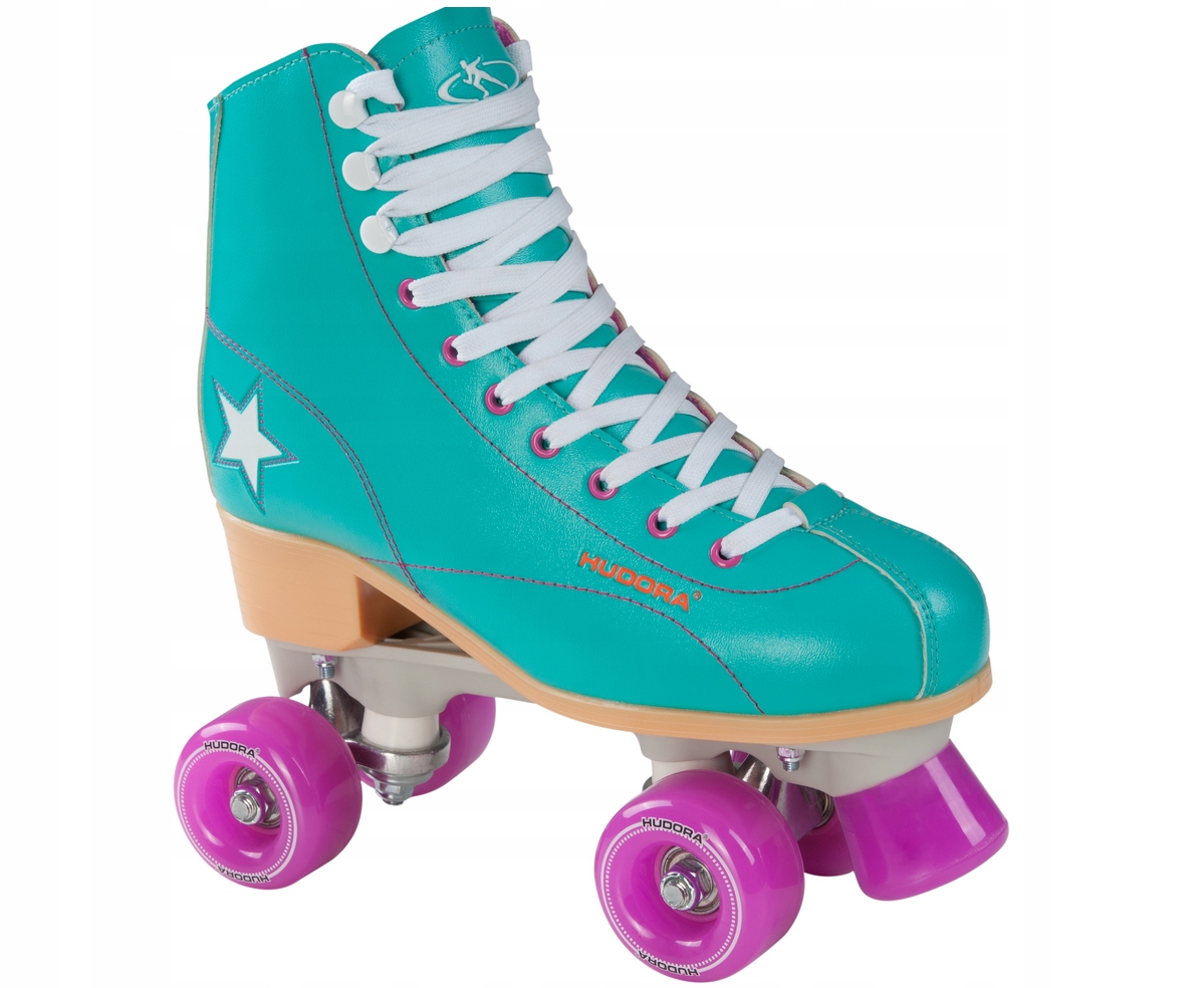 HUDORA Roller Disco Wrotki Zielone ROZMIAR 35