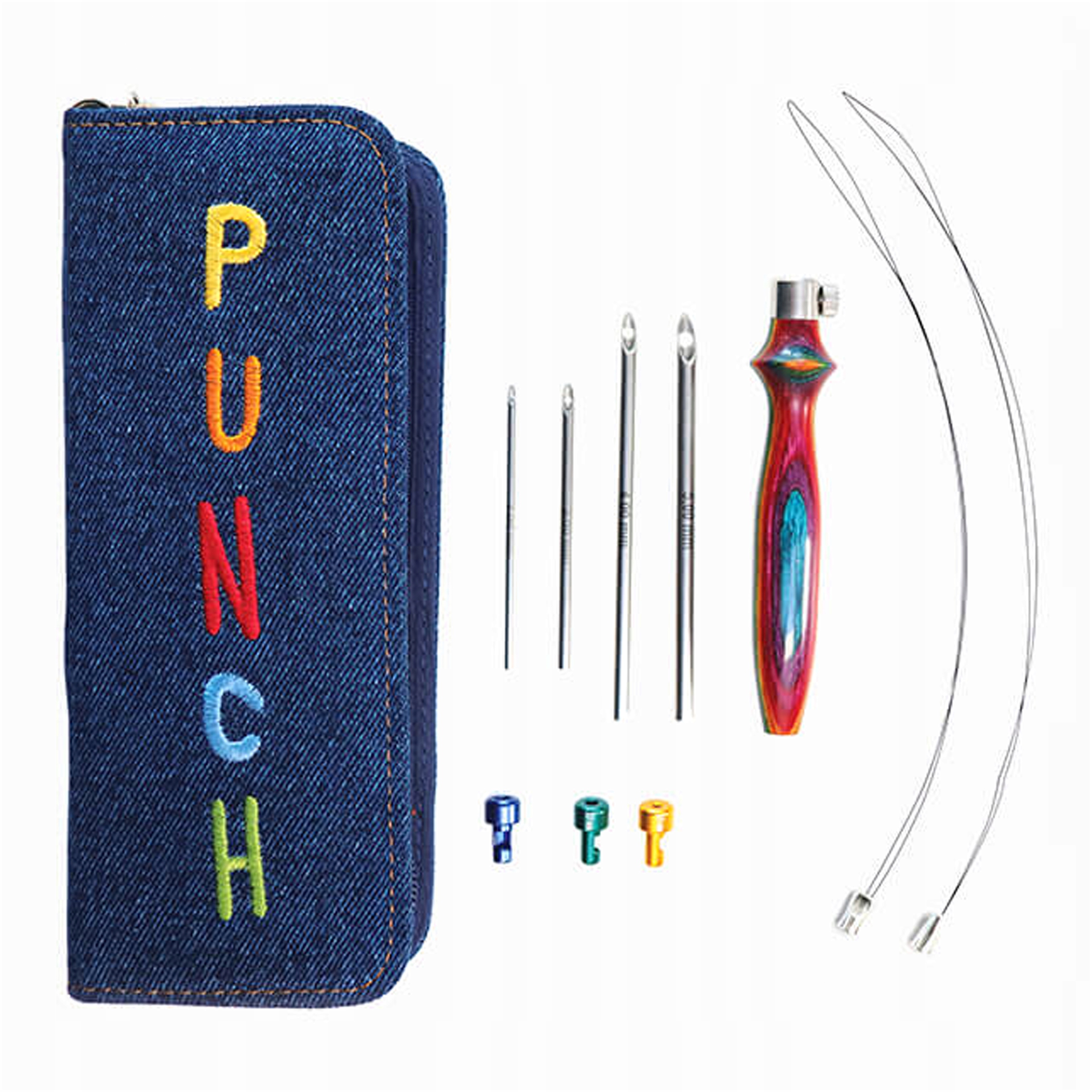 Knitpro Punch needle set Vibrant kit